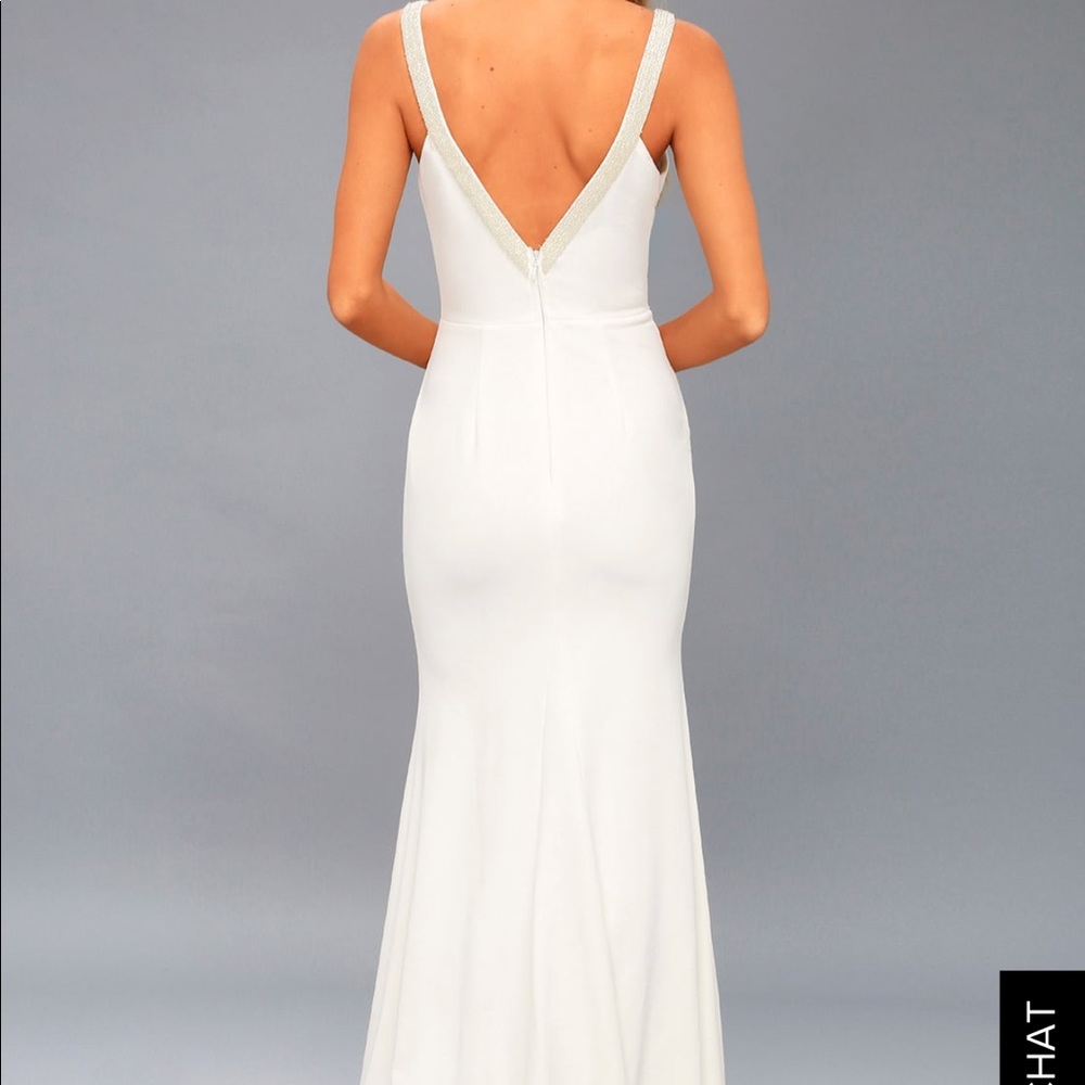 Lulu’s White Formal Dress